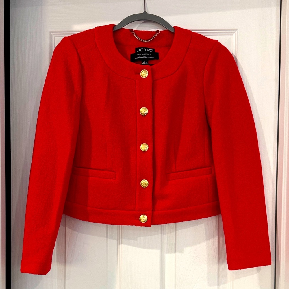 J. Crew Boiled Wool Lady Jacket-NWOT